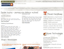 Tablet Screenshot of magazyn.pl